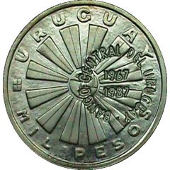 1000 Pesos FAO - 20th Anniversary Central Bank