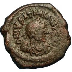 16 Nummi - Justinian I Thessalonica, Type • ☩ •, no mint-mark