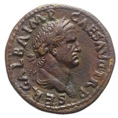 Dupondius - Galba S P Q R O B CIV SER
