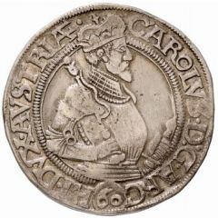 1 Guldenthaler - Charles II Francis of Austria Klagenfurt