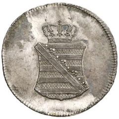 3 Pfennige - Frederick August I Silver pattern strike