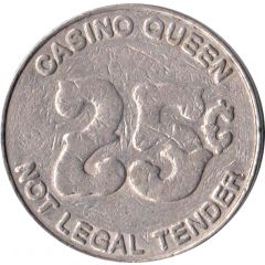 25 Cent Gaming Token - Casino Queen