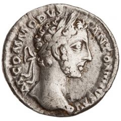 Denarius - Commodus TR P V IMP IIII COS II P P