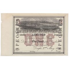 1 Pound Isle of Man Banking Company