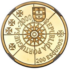 200 Escudos Florida, Gold