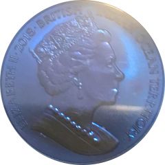 2 Pounds - Elizabeth II The manta ray, Titanium