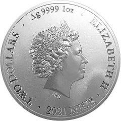 2 Dollars - Elizabeth II Hulk