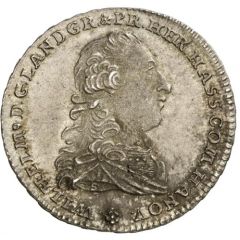 1/2 Thaler - William IX Konventionshalbtaler