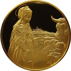 Medal - The Birth of Christ by Barocci