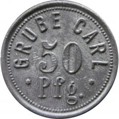50 Pfennig - Köln Grube Carl