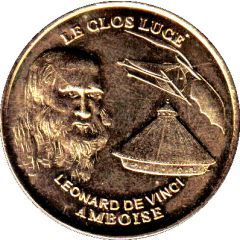 Monnaie de Paris Tourist Token - Amboise Le Clos Lucé - Léonard de Vinci