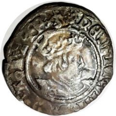 1/2 Groat - Henry VIII 2nd coinage, Canterbury mint