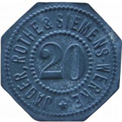 20 Pfennig - Leipzig Jäger, Rothe and Siemens-Werke