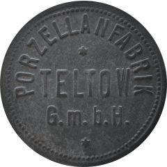 100 Pfennig - Teltow Porzellanfabrik