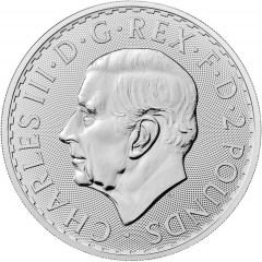 2 Pounds - Charles III 1 oz Fine Silver