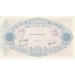 500 Francs - Blue and pink type 1888 modificated