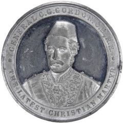 Medal - General C.G. Gordon - The Latest Christian Martyr