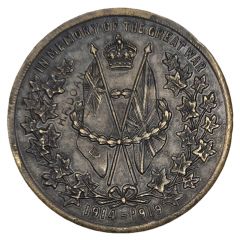 Medal - The Great War In Memory of