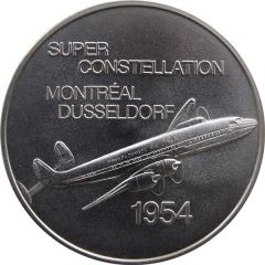 Inaugural Flight Montreal - Dusseldorf Super Constellation