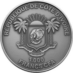 1000 Francs CFA Elephant