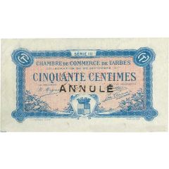 50 Centimes - Chambre de Commerce de Tarbes 65