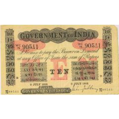 10 Rupees 3rd Issue