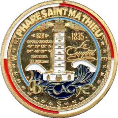 Token - Prune Collection Marine - Bretagne - Phare Saint Mathieu