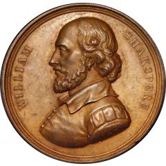 Medal - Victoria Shakespeare`s Birthplace, bronze