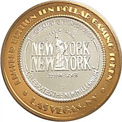 10 Dollar Gaming Token - New York New York