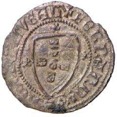 1/2 Tornês Atípico - Fernando I Lisboa mint