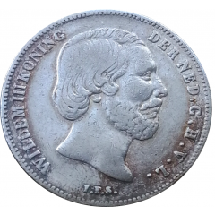 1/2 Gulden - Willem III