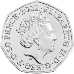 50 Pence - Elizabeth II 5th portrait, 50 years of Pride UK