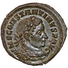 Nummus - Constantinus I SOLI INVICTO COMITI, S-F, PLN, Londinium