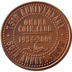 Token - 50th Annual Show Omaha Coin Club Omaha, Nebraska