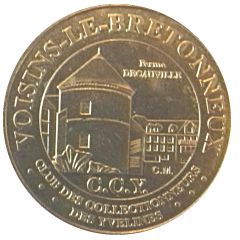 Monnaie de Paris Tourist Token - Voisins-le-Bretonneux Ferme Decauville - C.C.Y.