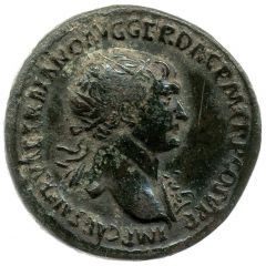 Dupondius - Trajan S P Q R OPTIMO PRINCIPI S C