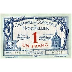 1 Franc - Chambre de Commerce de Montpellier 34