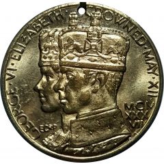 Medal - George VI and Elizabeth Coronation 1937 Royal Berkshire Hospital