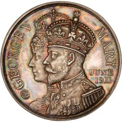 Medal - George V Coronation, Rhu, silver