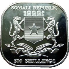 500 Shillings Pope John Paul II