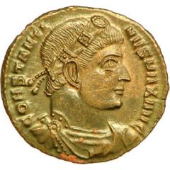 Nummus - Constantinus I GLORIA EXERCITVS, Two standards, Siscia
