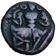 Æ Stater - Tribhuvanagupta - Utpala Dynasty- Kashmi Medvial