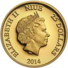 25 Dollars - Elizabeth II Donald Duck: 80th Anniversary