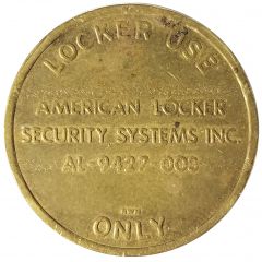 Token - American Locker Security Systems AL-9427-003, with mint mark