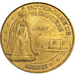 Jeton touristique - Monnaie de Paris - Notre-dame de Vassivière