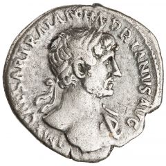 Denarius - Hadrian P M TR P COS III CONCORD, Concordia and Spes
