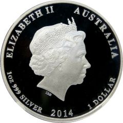 1 Dollar - Elizabeth II 4th Portrait - Red Cross
