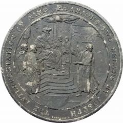 Medal - Thomason Medallic Bible The interpretation of King Pharaoh`s two dreams by Joseph, #17 of 60