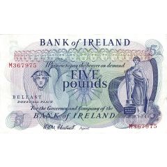 5 Pounds Bank of Ireland