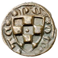 Pugesa Teresa de Entenza, Balaguer,sharp tip of wide shield